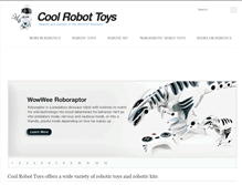 Tablet Screenshot of coolrobottoys.com